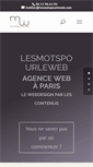 Mobile Screenshot of lesmotspourleweb.com