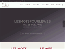 Tablet Screenshot of lesmotspourleweb.com